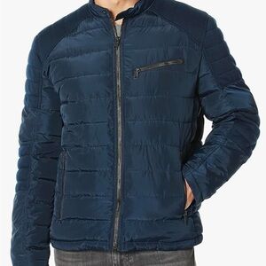Marc New York Andrew Marc lightweight channel quilting puffer. Mixed media. XXL